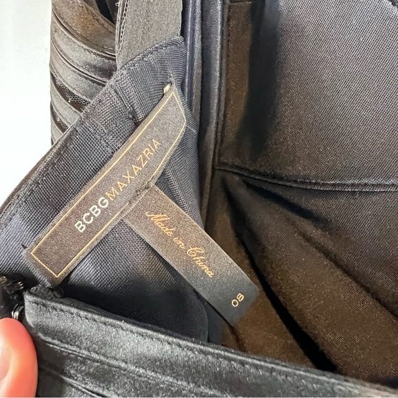 BCBG Satin Striped Gown - Picture 6 of 8